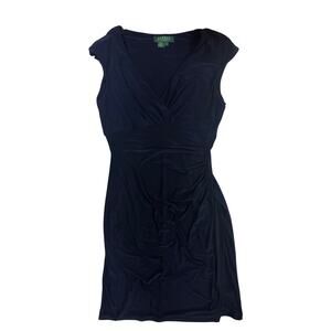 Ralph Lauren Size 4 Navy Dress work dress